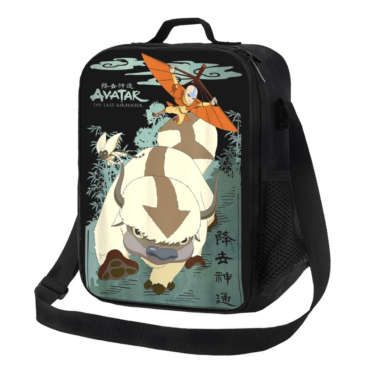 Avatar In Flight Insulated Lunch Bag for School Bento Storage Food Boxes Portable Container Cooler Thermal Lunch Box Tote One Size
