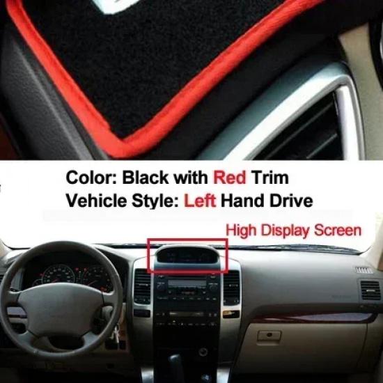 Car Dashboard Cover Non slip pad For Toyota Land Cruiser Prado J120 2003 - 2008 2009 LHD Dash Mat Sun Shade Pad Anti-UV Cushion