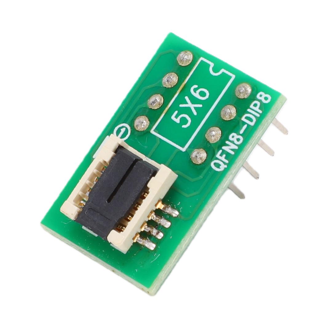 QFN8 Test Socket QFN8 WSON8 MLF8 MLP8 DFN8 to DIP8 Socket Adapter for 5x6mm IC Chip Programming Testing