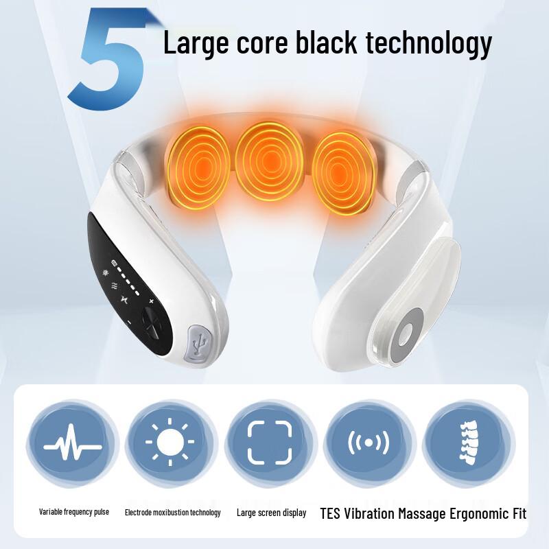 Hezheng Remote Control Neck Massager CN Plug (adapter Included)