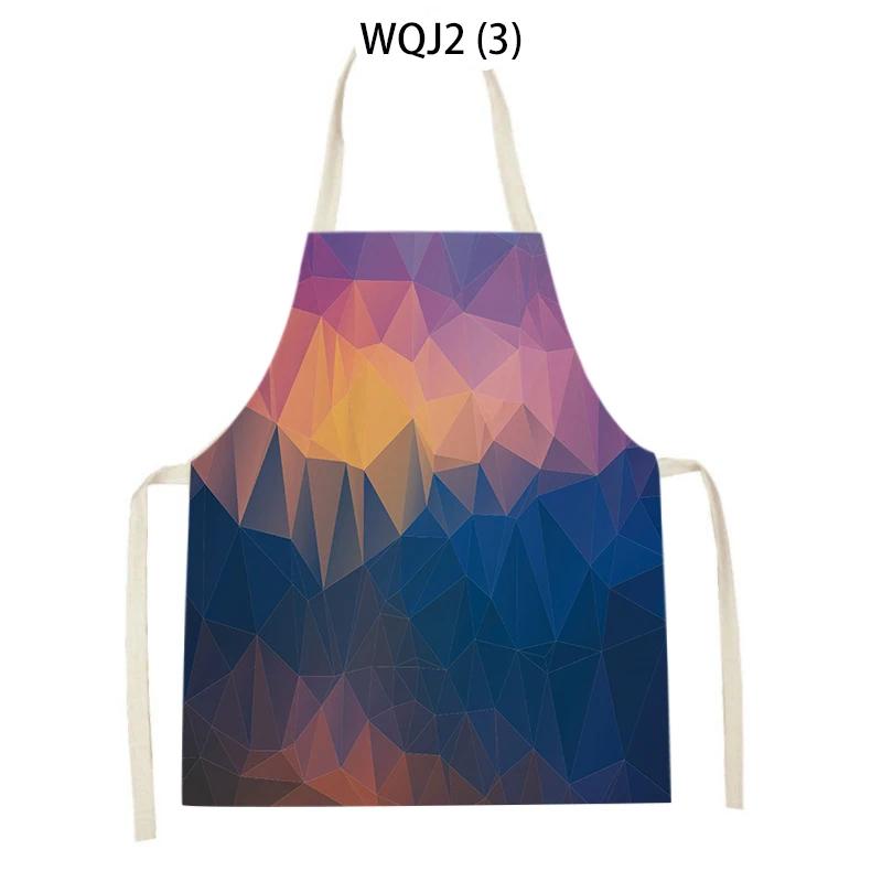 Ärmellose Küchenschürzen für Erwachsene und Kinder, ärmellose Schürzen mit abstraktem Geometriedruck, Back- und Kochzubehör, Reinigungsschürzen