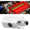 M10 Oil Pressure Sensor Tee Adapter,Male to Female1/8in to M10x1.0 with 1/8 NPT Side Port Stainless Steel Hose T Fittings Turbo Supply Feed Line