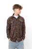 Warme Uniseks Geruite Kinderen Shirt met Geborstelde Fleece Voering, Tussenizoen 6417-090-1 HC