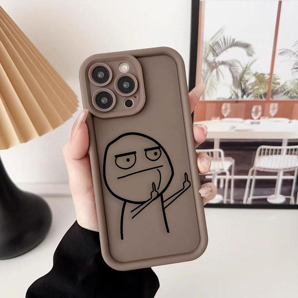 Interesting Cartoon Characters Phone Case For iPhone Apple 17 AIR 16 16E 11 12 13 14 15 XR Plus Pro Max Case Shockproof Cover