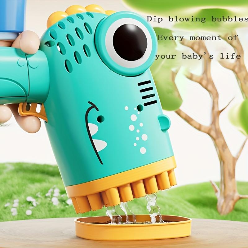 40-Hole Dinosaur Bubble Gun -Perfect for Children’s Parties & Festive Celebrations - Mesmerizing Handheld Bubble Maker Toy