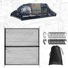 DRAVELEXO Cargo Net 100 X 120cm (Maximum 200 X 240cm) Roof Carrier Net, 200% Stretch Ratio, Touring Net, Easy Installation, Prevents Cargo Shifting On