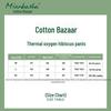 Cotton Bazaar Damen Samtgefütterte Warme Slim-Fit Leggings