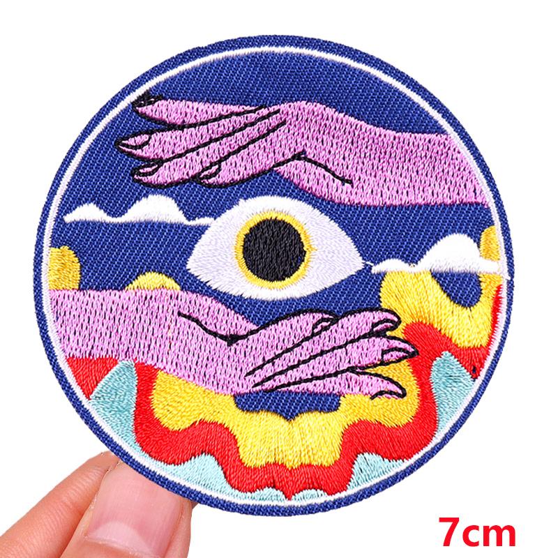 Jackets Diy Cartoon Patch Letter Embroidery Patch Iron On Patches For Clothing Thermoadhesive Patches On Clothes Sew Stickers