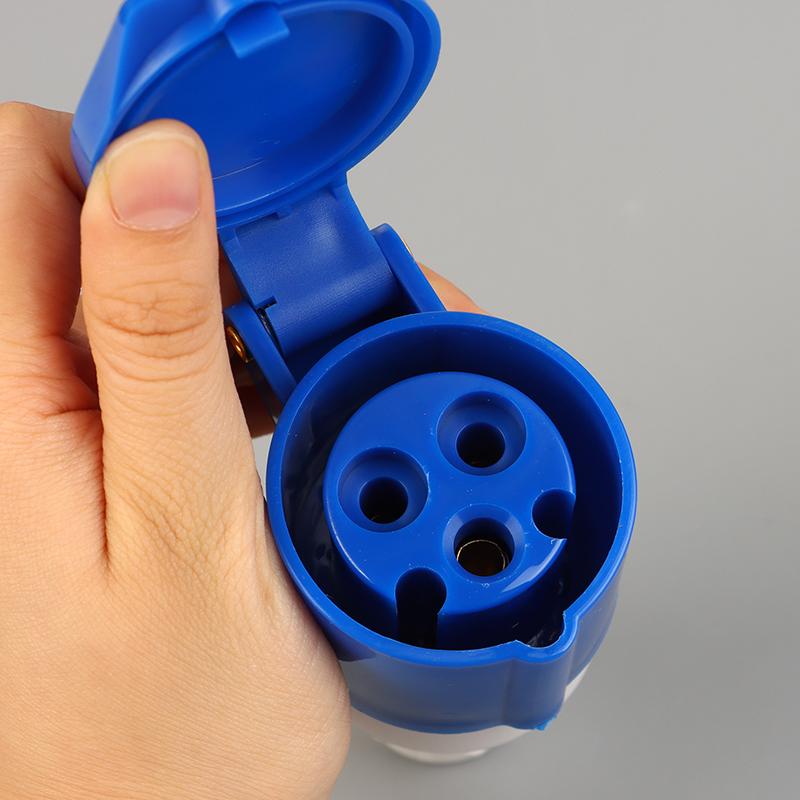 1 szt. Gniazdo przyłączeniowe do kempingu 3-pinowe 240V 16A Wtyczka przyłączeniowa do kampera kampera samochodu Adapter wtyczki głównej Adapter do przyłącza kempingowego