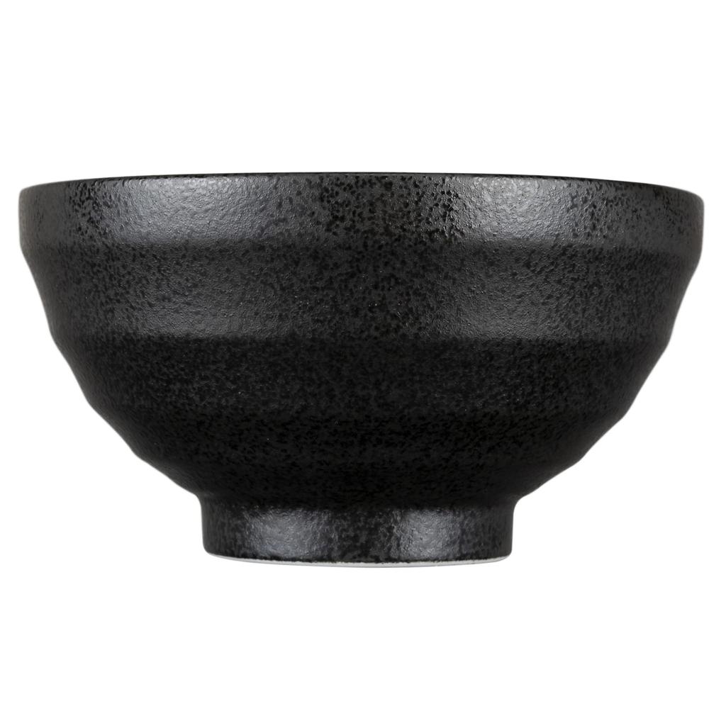 Mino Ware Rice Diameter Microwave Dishwasher Made In Japan Bowl, Bowl, Plate, Approx. 16cm, Black, Safe, Safe, 132-8045