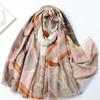 Women Winter Thick Viscose Cotton Scarf Geometric Contrast Fringe Shawls And Wraps Pashmina Stole Bufandas Muslim Hijab Sjaal