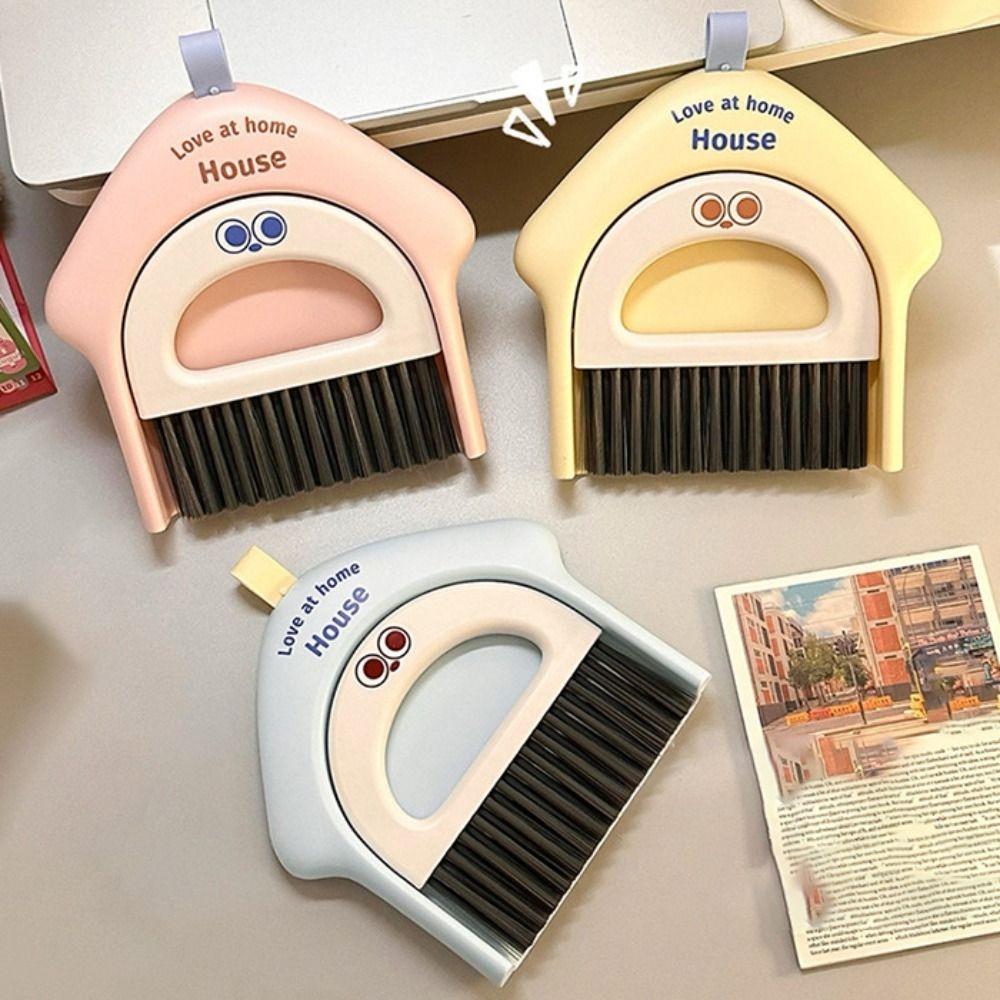 Detachable Mini Broom Dustpan Set Cartoon Dustpan Shovel Set Desktop Broom Dustpan Set  Desk