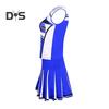 2 bucăți/set ținută de performanță majoretă Set de fuste fără mâneci pentru liceu Glee Club pentru fete Costum de majorete pentru varsity rochie de majorete