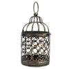 European Retro Vintage Candle Holder Metal Hanging Candle Lantern  Outdoor Terrace