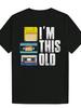 Retro Kassette Diskette Ich bin so alt Grafik T-Shirt