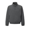 CHALLENGER Men'S Nylon Lightweight High-Neck Woven Top Charcoal