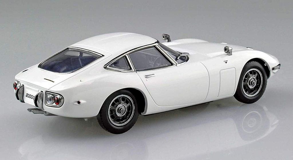 Aoshima Bunka Kyozai Seria The Snap Kit Toyota 2000GT Pegasus White Model Plastikowy 05A 1/32 Wstępnie Kolorowany