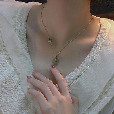 Female Cool Choker Korean Style Clavicle Chain Women Necklace Fashion Jewelry Round  Necklaces