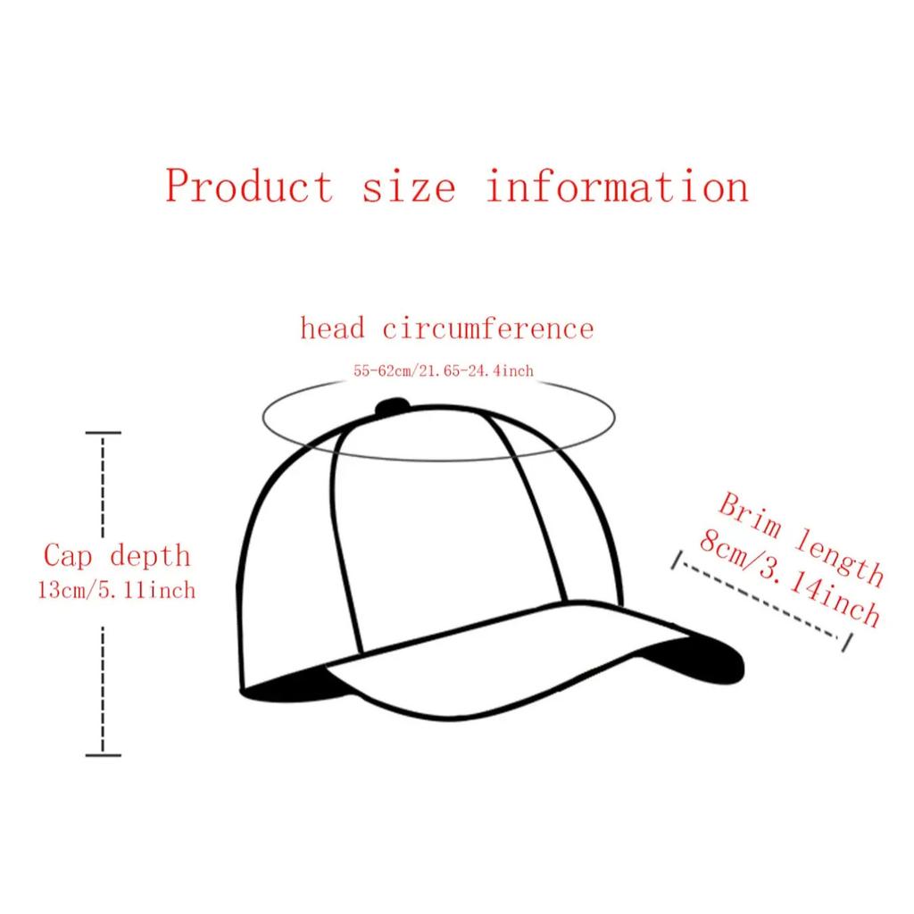 Unisex Adjustable Baseball Cap Urban Street Style Outdoor Casual Hat