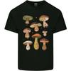 Mushroom Faces Foraging Mycology Mens Cotton T-Shirt Unisex T-Shirt