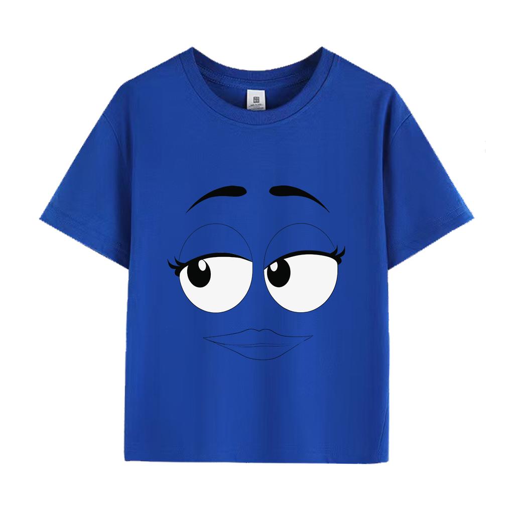 Summer Innovative Chocolate Bean Childrens Printed Tshirt Fun 100 Cotton Casual and Fashionable
