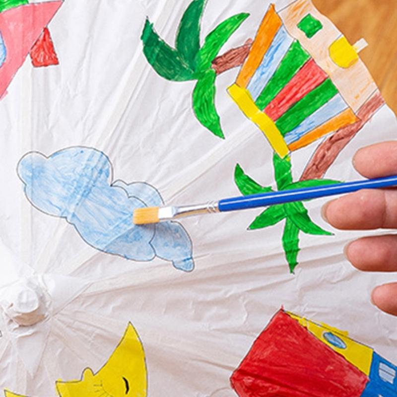 Unfinished Paper Umbrella Kids Craft For Painting Projects Environmentally Safe 4 Sizes Classroom Activity Use