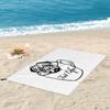 Pug First Coffee Beach Towel Soft Microfiber Quick Dry Absorbent Quick Towels For Mountain Climbing
