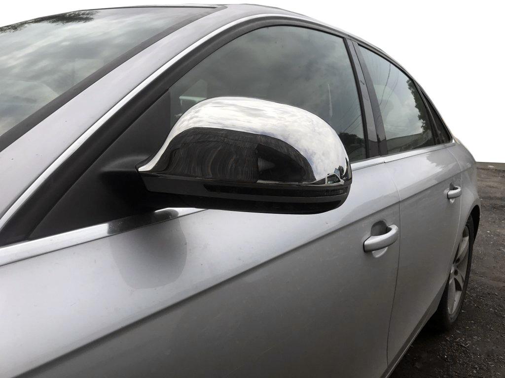

Накладки на дзеркала 2009-2012 (2 шт., нерж) для Audi A6 C6