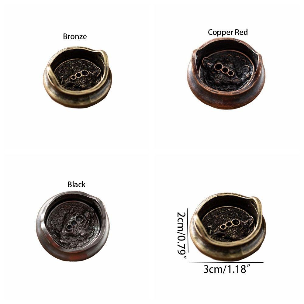 Mini Incense Burner Household Indoor Sandalwood Burner for Buddha Worship Antique Incense Burner