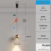 Nordic Minimalist Adjustable Pendant Light, Modern Bedroom Accent, Creative Background Wall Lighting
