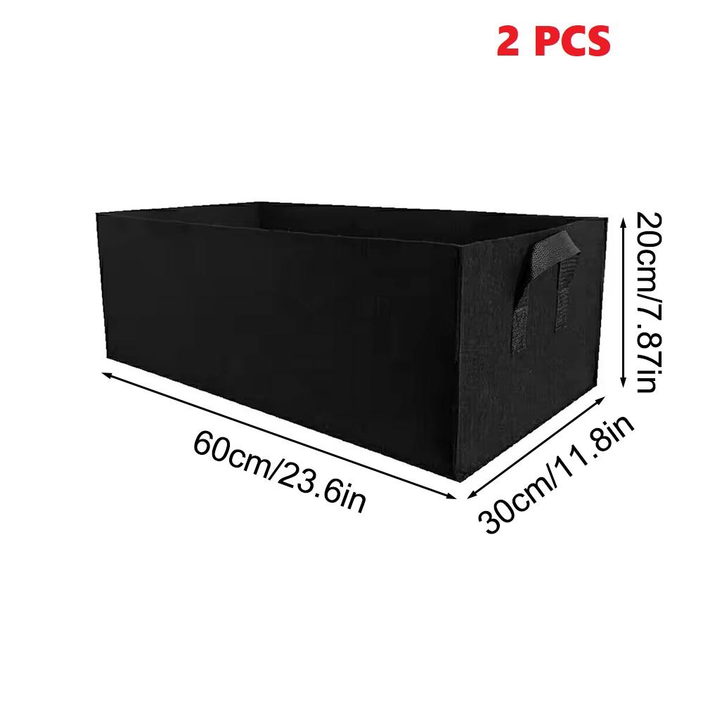 Garden Square Felt Growing Bucket Plant Growth Bag Multi-Functional Vegetable Plant Non-Woven Felt Growing Bag