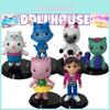 Gabby's Dollhouse Pvc Model Toy Set Adorable Cartoon Figurines For Kids And Collectors Set Of 6
