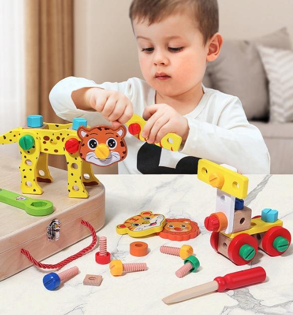Diy Kit Fun Wooden Tool Box Animals