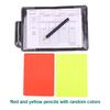 Soccer Referee Kit Referee Flag Referee Cards with Whistle Notebook and Pencil Sport Training Useful Referee Tool