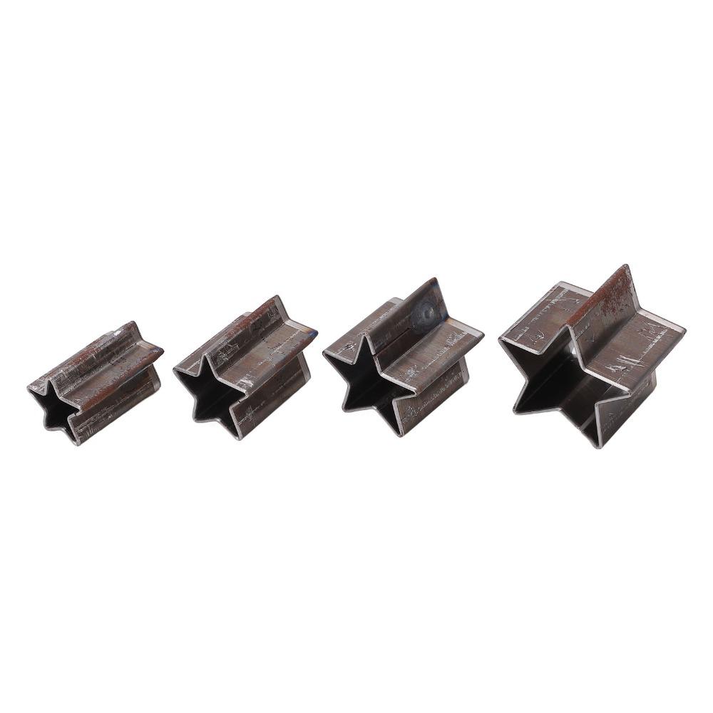 4 PCS with Storage Box Star Shape Leather Cutting Dies Set for DIY Handicrafts, Leather Bags, Belts