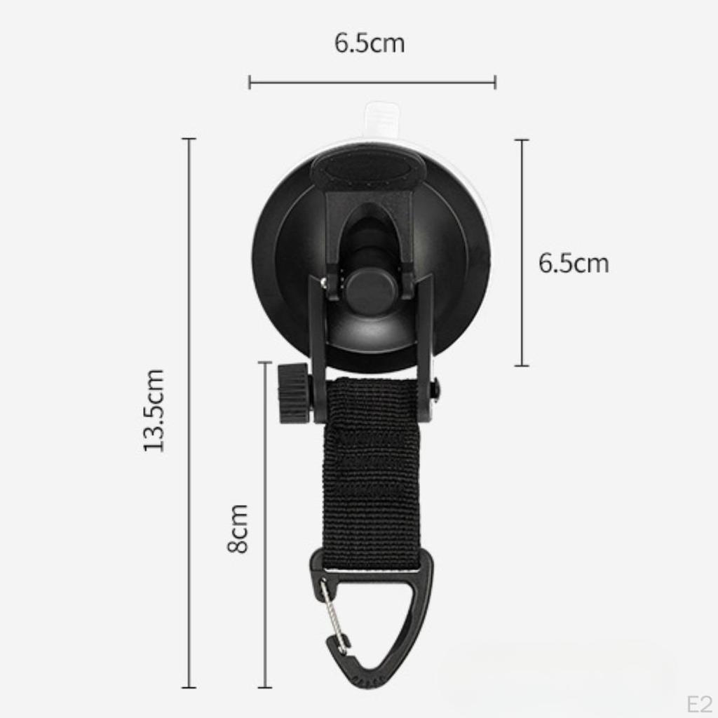 4x Suction Cup Hooks Tarps Tents Securing Hook Wall Anchor Removable Camp Accessories Tie Down