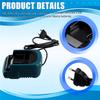 A84X-100V-240V Portable Li- Battery Power Tool Mini Compact For 18V 21V Lithiumy Battery EU Plug