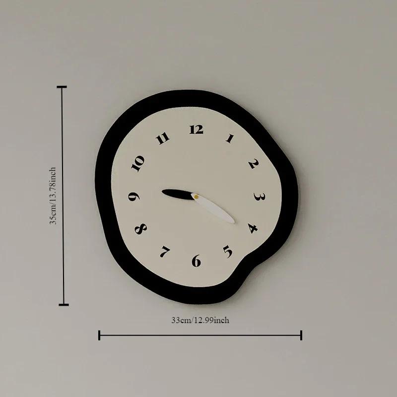 Nordic Wall Clock Restaurant Luxury Pendulum Clock Super Silent Clock In Living Room Bedroom Modern Home Decor Unique Watch Ornaments Funny Gifts