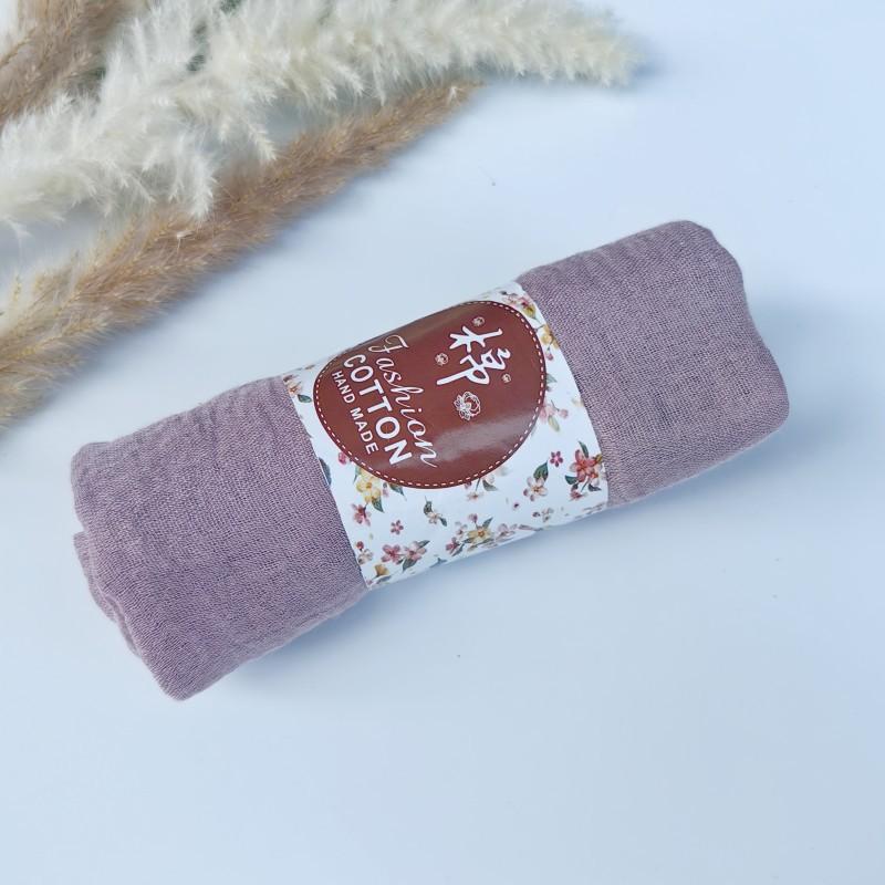Monochrome Cotton And Linen Scarf, Beard Headscarf, Crumpled Scarf, Shawl, One Piece Will Be Sent On Behalf Of Wj01.