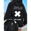 Xplr Hoodie Sam and Colby Chainlink Merch Heart Shaped Print Sweatshirt Long Sleeve Pullover Fleece Hoodies