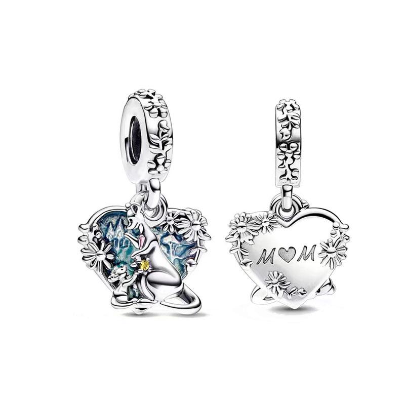 Ocean Series Octopus Turtle Dolphin Sea Star Mermaid Pendant Fit Original Bracelet Copper Pendant Logo Jewelry Pendant