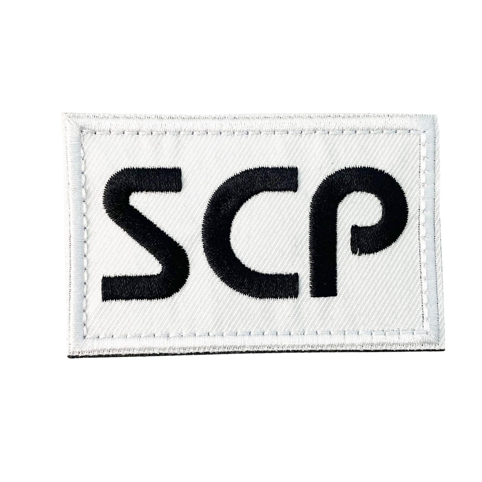 SCP Foundation Logo Embroidered Morale Patch Sticker Velcro Badge