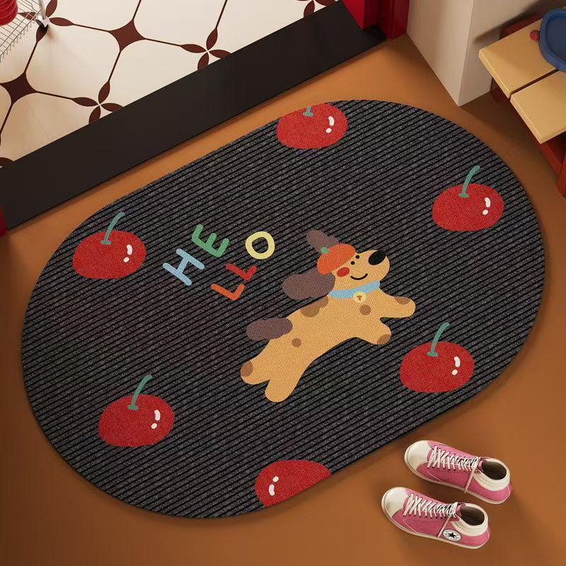 Диатомовая грязь Мультяшная Дофаминовая Противоскользящий Коврик для Ванной 30*40 Diatom Mud Upgraded