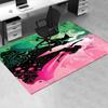 Fantasy Silhouettes Wicked and Princess Pattern Polyester Office Carpet Chair Mats, Home Decor Dormi