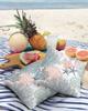 Marine Coral Shell Starfish 2/4PCS Outdoor Garden Chair Waterproof Cushion Cover Modern Home Decor 45/50/60cm Pillow Case