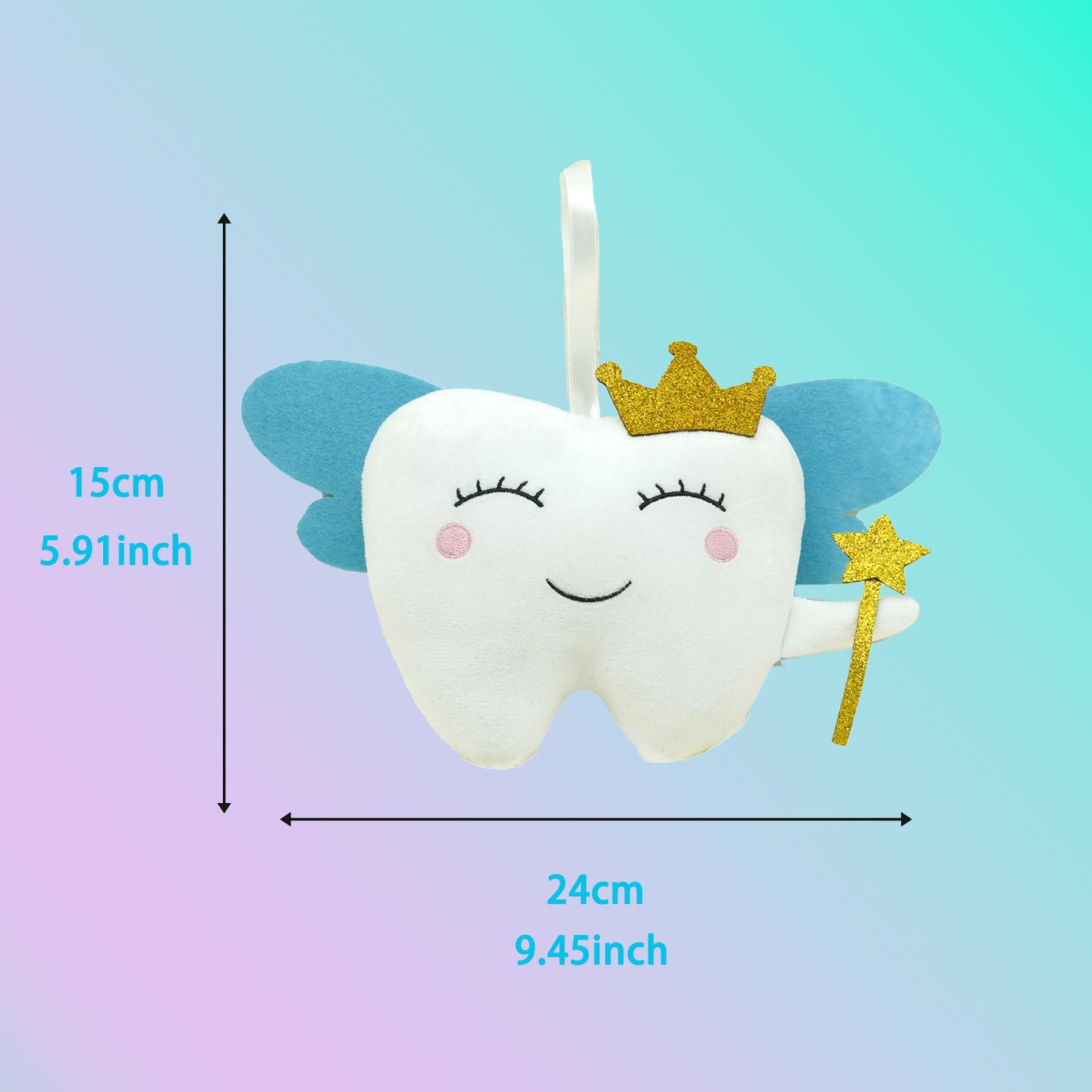 Nieuwe Tand Pluche Pop Tand Gevulde Pluche Speelgoed Schattige Tandfee Pluche Kussen Kinderkamer Decor Zacht Speelgoed Verjaardagscadeau