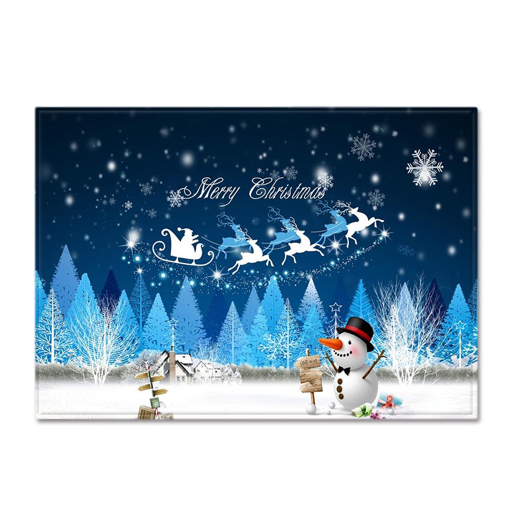 Christmas Living Room Floor Mat Bedroom Dining Room Carpet Carpet Doormat