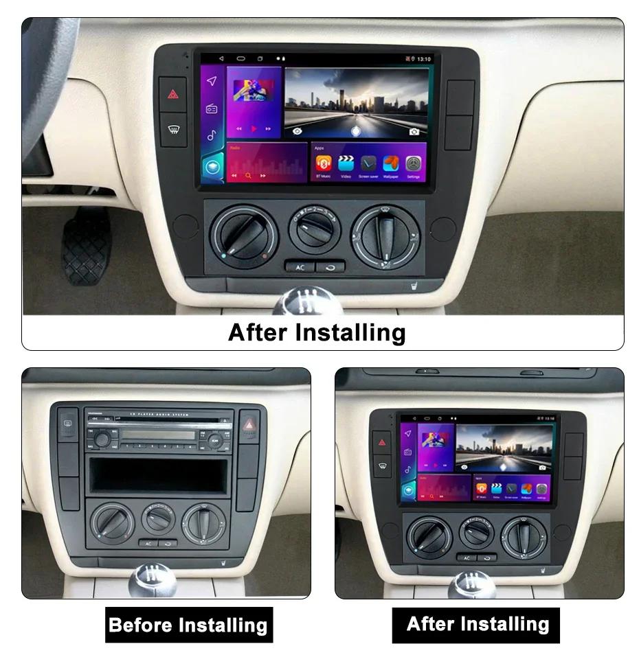 Car Radio For VW Volkswagen Passat B5 2000 - 2005 Carplay Android Auto Stereo Multimedia Player GPS Navigation Autoradio No 2din