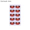 styles Decals cute MouthChips Paper Face Organ Paster Cartoon Mouth Stickers Anime Figurine Doll