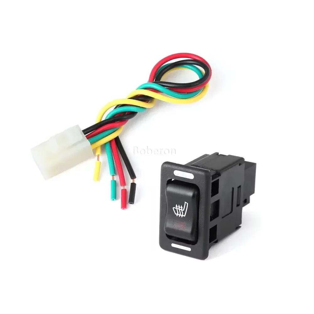 1PC Modified Heated Seat Switch Warp High Low Switch Car Conversion Parts For Nissan Patrol Y60 Switches4